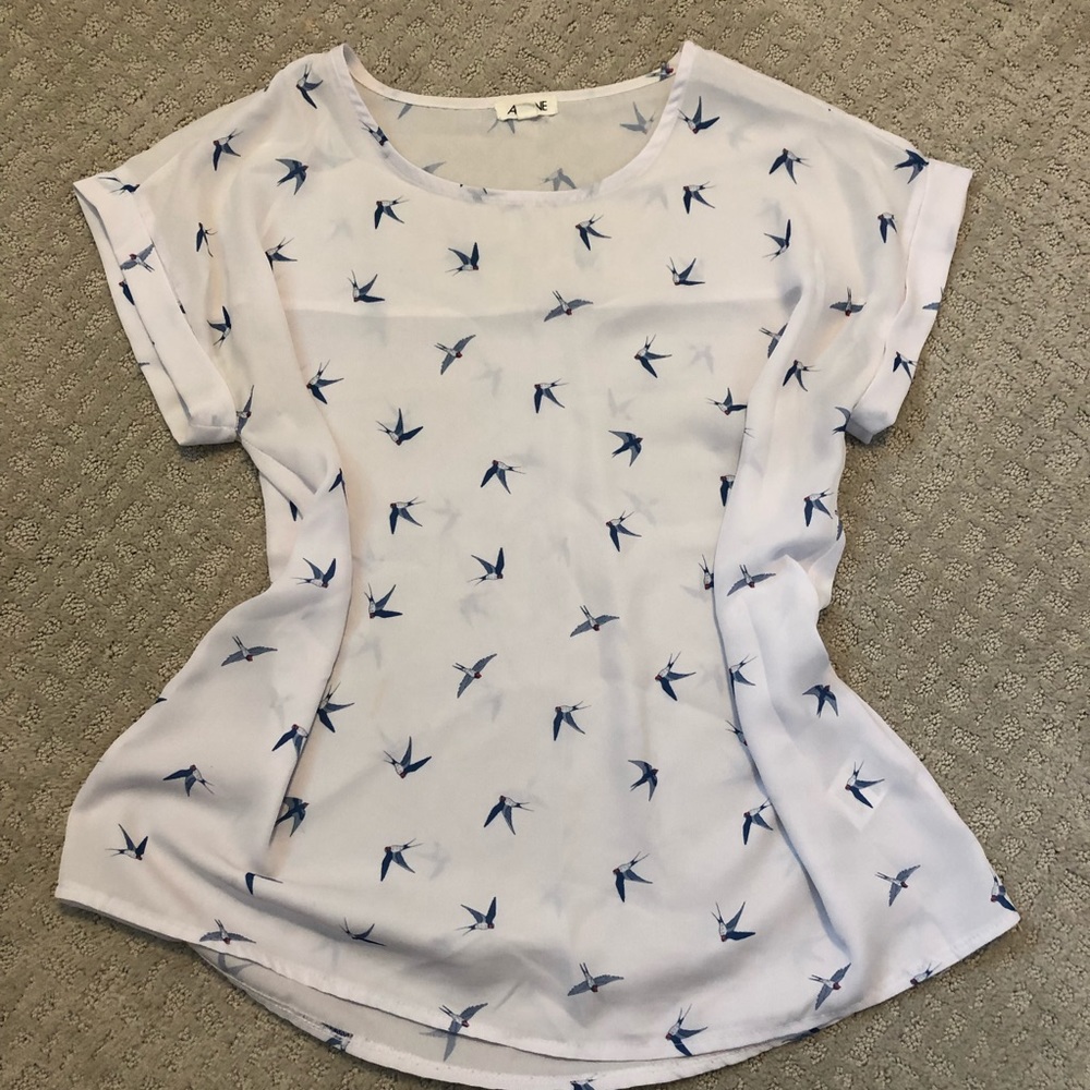 Bird business casual tee